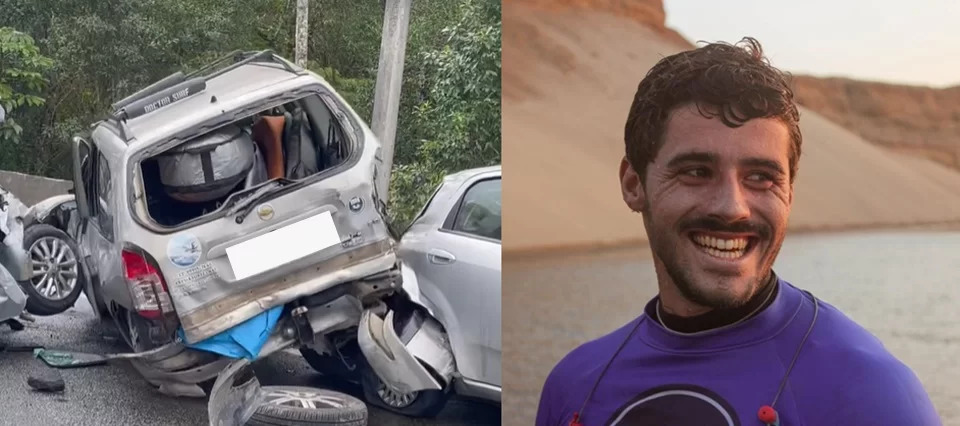 Campeão de Surfe sofre grave acidente e perde veículo por não ter Seguro