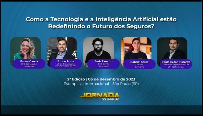 Como a tecnologia está redefinindo o futuro dos seguros? Inovação em foco na Jornada do Seguro 2023