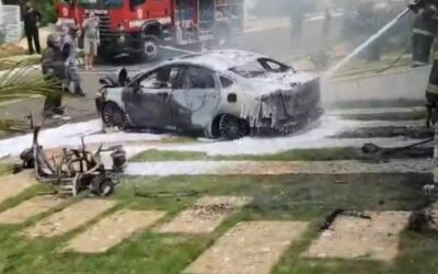 Superaquecimento em bateria de moto elétrica provoca incêndio de grande proporção; especialista destaca ação do seguro