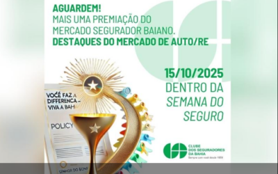Clube dos Seguradores da Bahia anuncia ‘troféu Viva a Bahia’ para destacar profissionais do setor