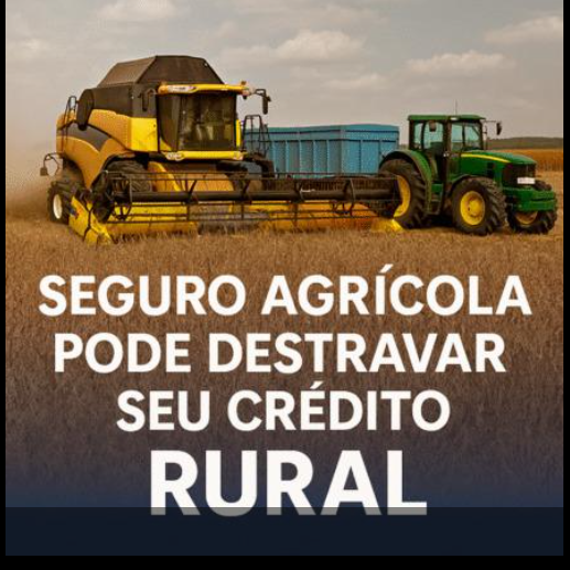 Seguro agrícola pode destravar seu crédito rural
