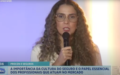 A importância da cultura do seguro e o papel essencial dos profissionais que atuam no mercado; confira a entrevista da diretora Cybele Neumann para o Jornal Balanço Geral da TV Atalaia