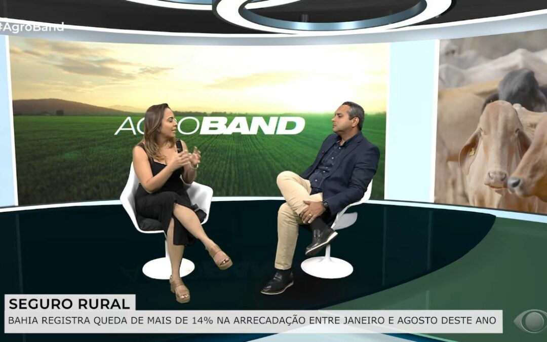 Os impactos da queda do Seguro Rural na Bahia; confira a entrevista do diretor Renato Magalhães para o programa Agro Band da TV Band