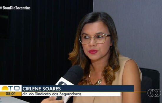 Tocantins registra alta de 21,1% na procura por seguros; entrevista da diretora Cirlene Soares para o Bom Dia Tocantins